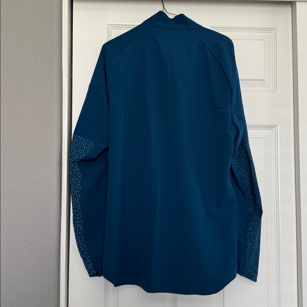 NWT adidas Energy Running ClimaStorm Jacket - Teal Blue - Size large - Picture 5 of 7